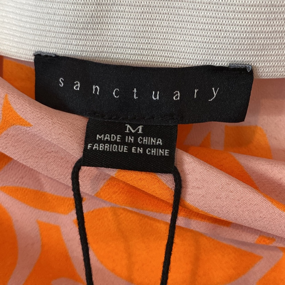 SANCTUARY “Beach to City” Midi Orange skirt, size M - Picture 5 of 7
